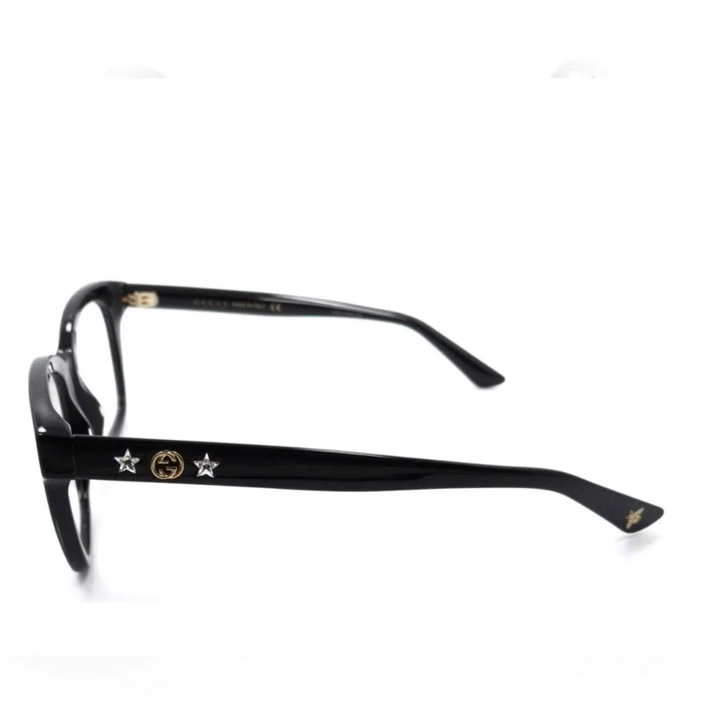 Gucci Women Optical glasses 51-19-145 dark red on black - Picture 3 of 5